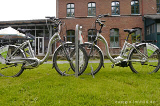 E-Bike Station, "Bahnhofsvision". Restaurant/Café, ehemaliger Bahnhof Kornelimünster