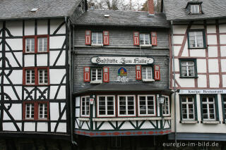 Fachwerkhäuser im Ortskern von Monschau, Rureifel