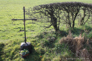 Flurkreuz, Eynatterheide (Eynatten), Buschhausstraße, Belgien. 