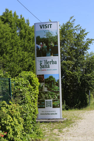 Im Heilkräutergarten Herba Sana in Elsenborn bei Bütgenbach