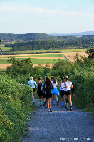 Jogger auf der Halde des Carl-Alexander-Parks