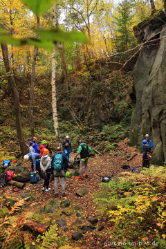 Kletterkurs für Anfänger mit Hendrik Kardinal im historischen Basalt-Steinbruch Kottenheimer Winfeld.