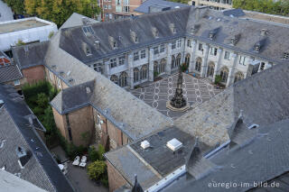 Kreuzgang des Aachener Doms, vom Domturm aus gesehen