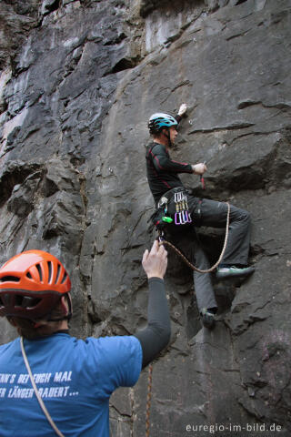 Outdoor Climbing im Tal der Göhl bei Kelmis