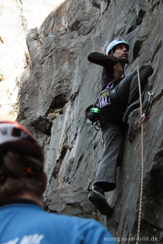 Outdoor Climbing im Tal der Göhl bei Kelmis