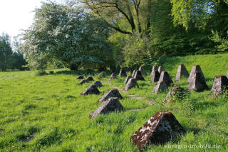 Panzersperren im Indetal bei Stolberg