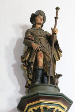 Sankt Rochus in der Pfarrkirche St. Nikolaus in Neuerburg