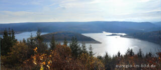 "Schöne Aussicht" bei Schmidt, Blick auf den Rursee