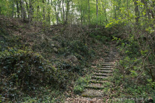 Steintreppe im Hambos bei Kerkrade, NL