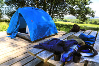 Trekkingplatz in der Eifel