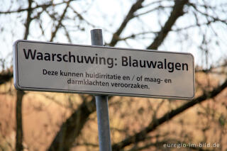 Warnung vor Blaualgen, Cranenweyer bei Kerkrade, NL