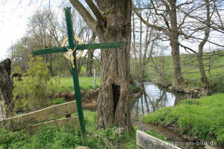 Wegekreuz bei der "Kupfermühle" in Hauset 