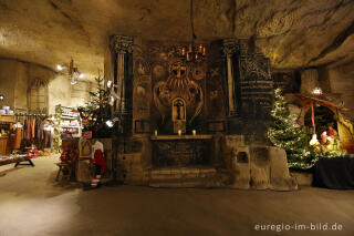 Weihnachtsmarkt in der Fluweelengrotte in Valkenburg