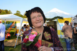 Weinkönigin Miranda Severijns, Weinfest in Wahlwiller, Südlimburg 2011