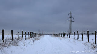 Winterlandschaft westlich von Schmidt